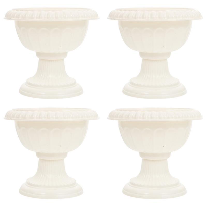 4 Griechische Blumentöpfe