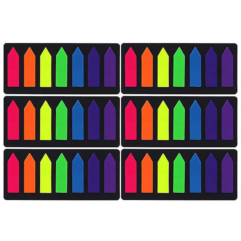 6er-set Fluoreszierende Haftnotizen