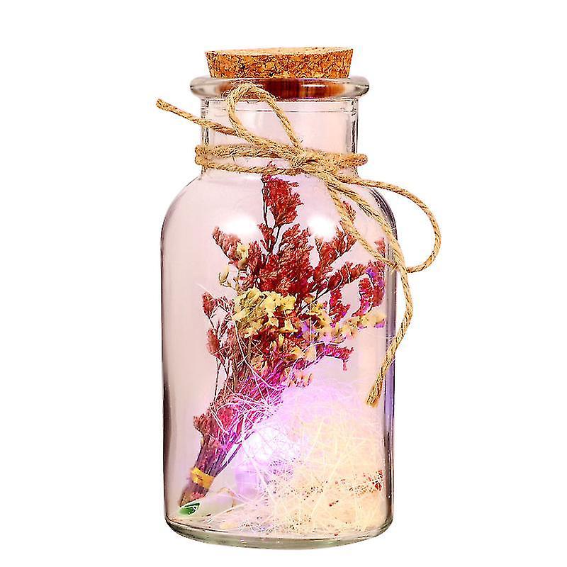 1 Stück Glas-wunschflasche