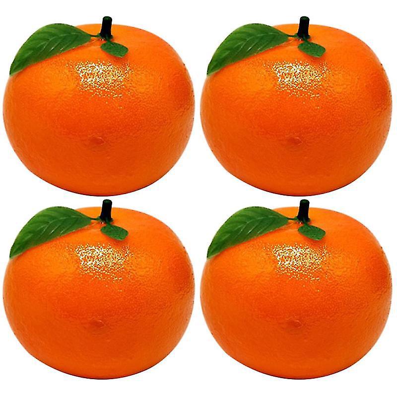 4 Stück Künstliche Mandarinen-ornamente