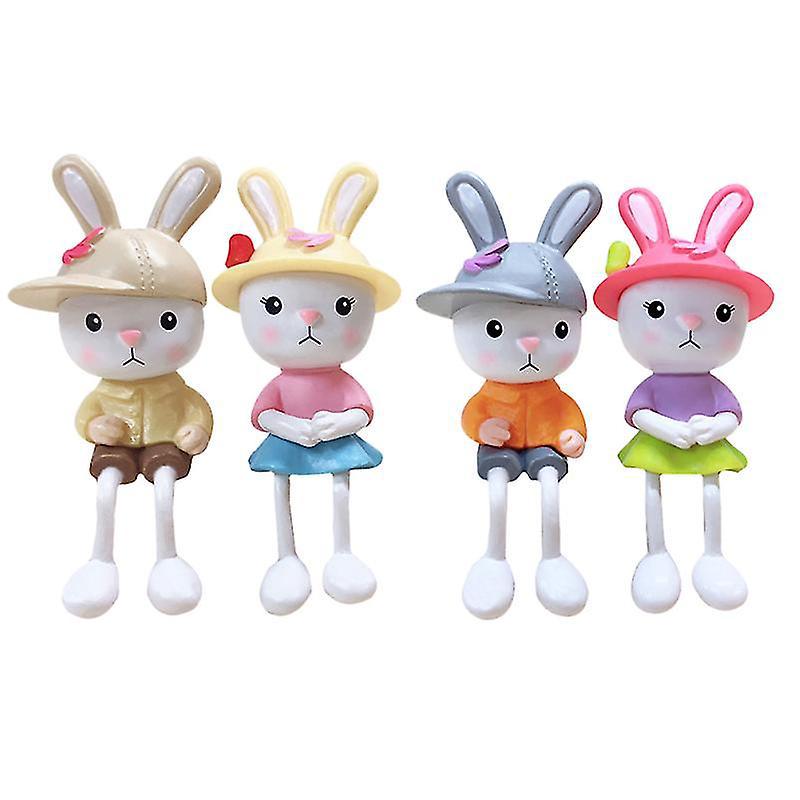 4 Stück Pvc-kaninchen