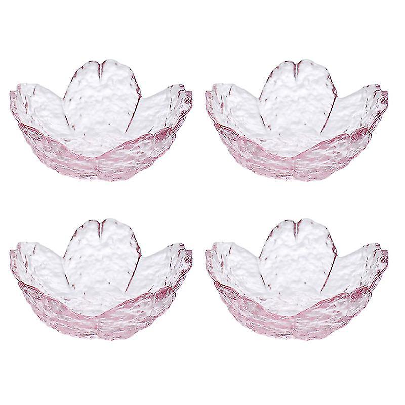 4-teiliges Dessertteller-set Aus Glas