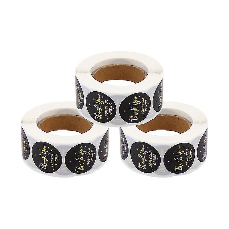 3 Rollen Dankeschön-etiketten
