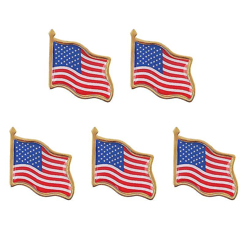 50 Stück Amerikanische Flaggenabzeichen