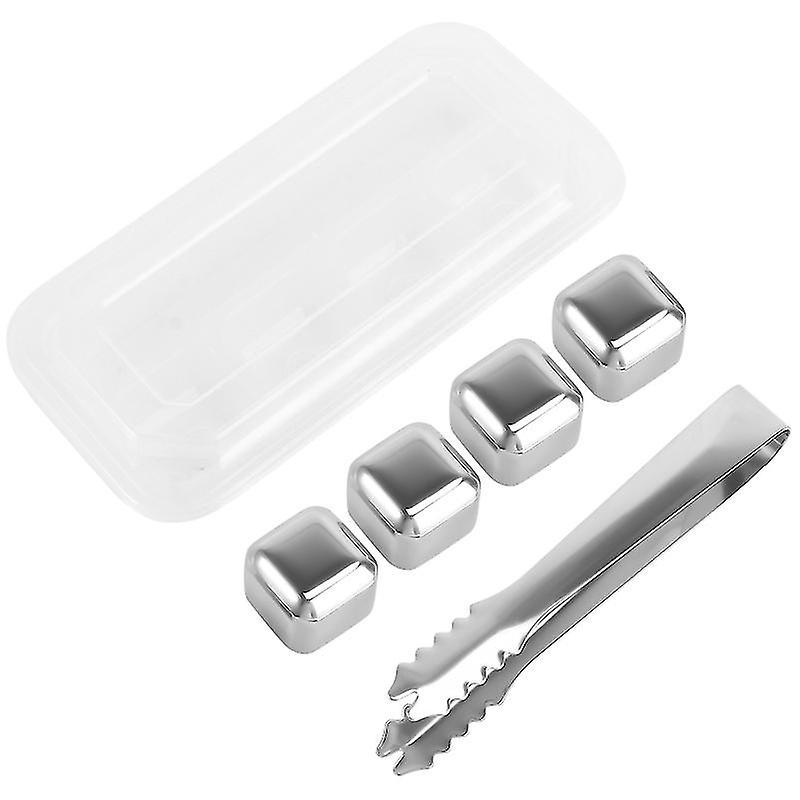 1 Set Edelstahl-eiswürfel
