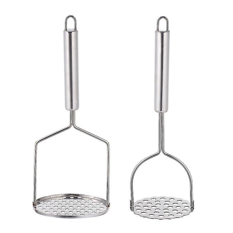 2 Stück Kartoffelstampfer Aus Edelstahl