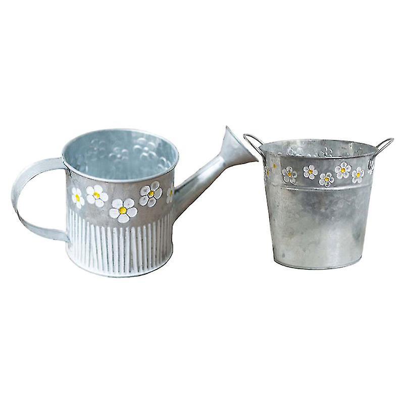 2 Stück Blumenhalter Aus Eisen