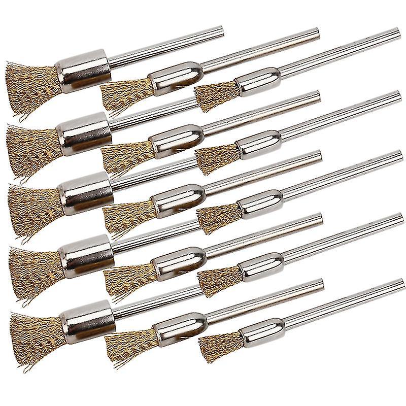15 Stück Mini-drahtbürsten Aus Metall