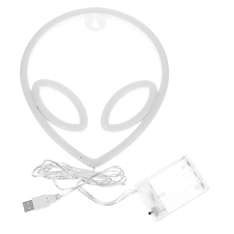 1 Stück Led-leuchte Mit Alien-gesicht