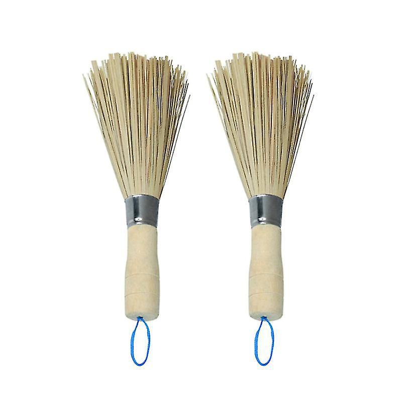 2 Bambus-reinigungsbürsten