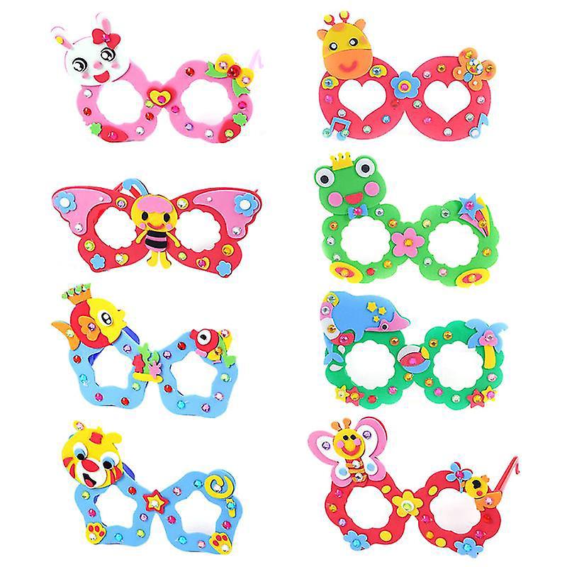 8-teiliges Diy-brillen-set Für Kinder