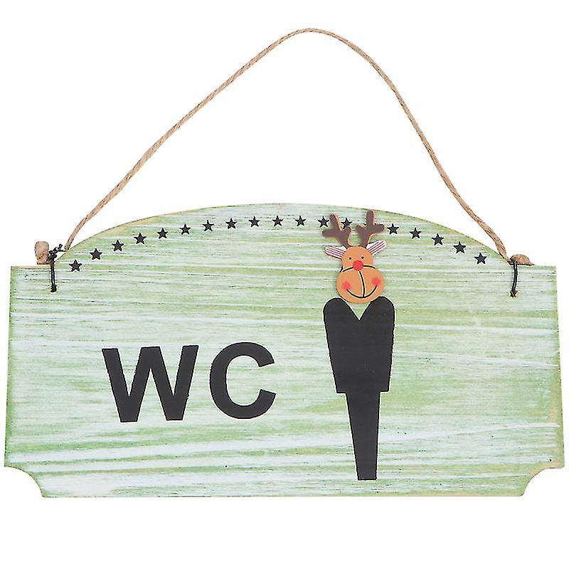1 Stück Toilettenschild