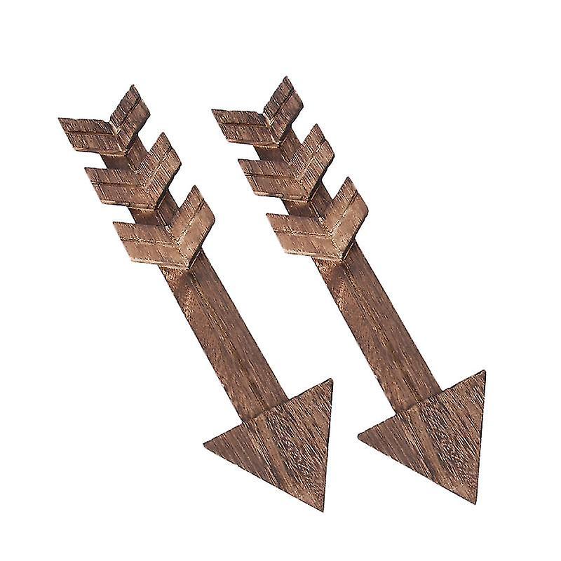 2 Stück Holzpfeile Als Wandbehang