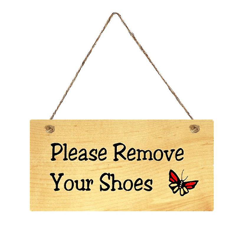 1 Stück Türschild „bitte Schuhe Ausziehen