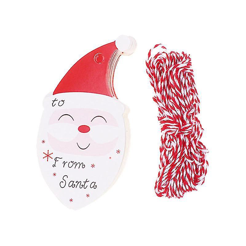 100 Stück Weihnachtsanhänger