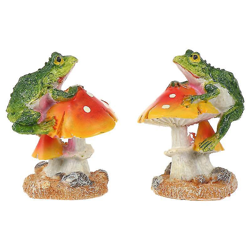 2 Stück Tierpilz-ornamente