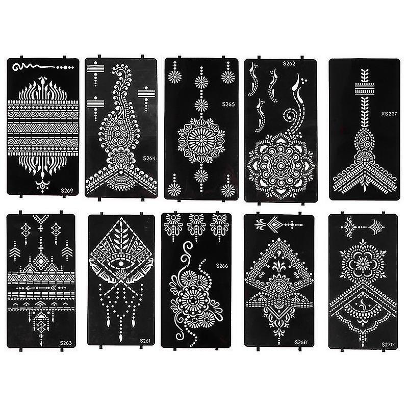 10 Blatt Tattoo-schablonen