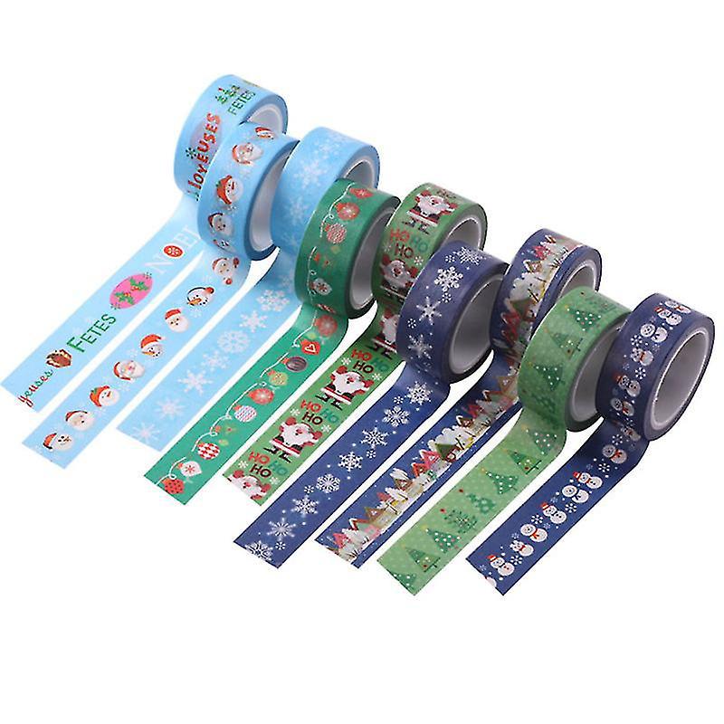 9 Rollen Deko-washi-tape