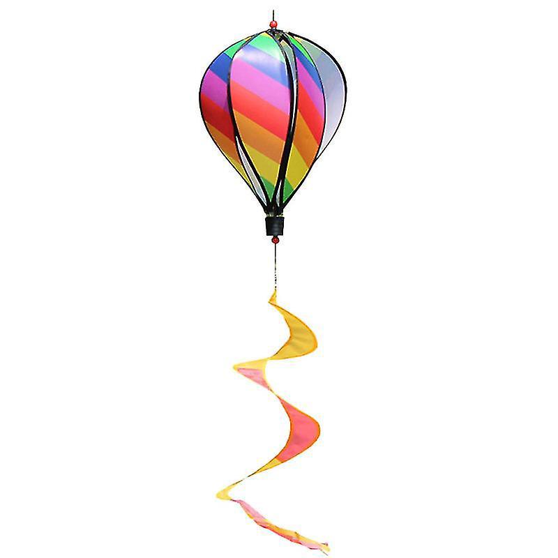 Stück Regenbogen-heißluftballon