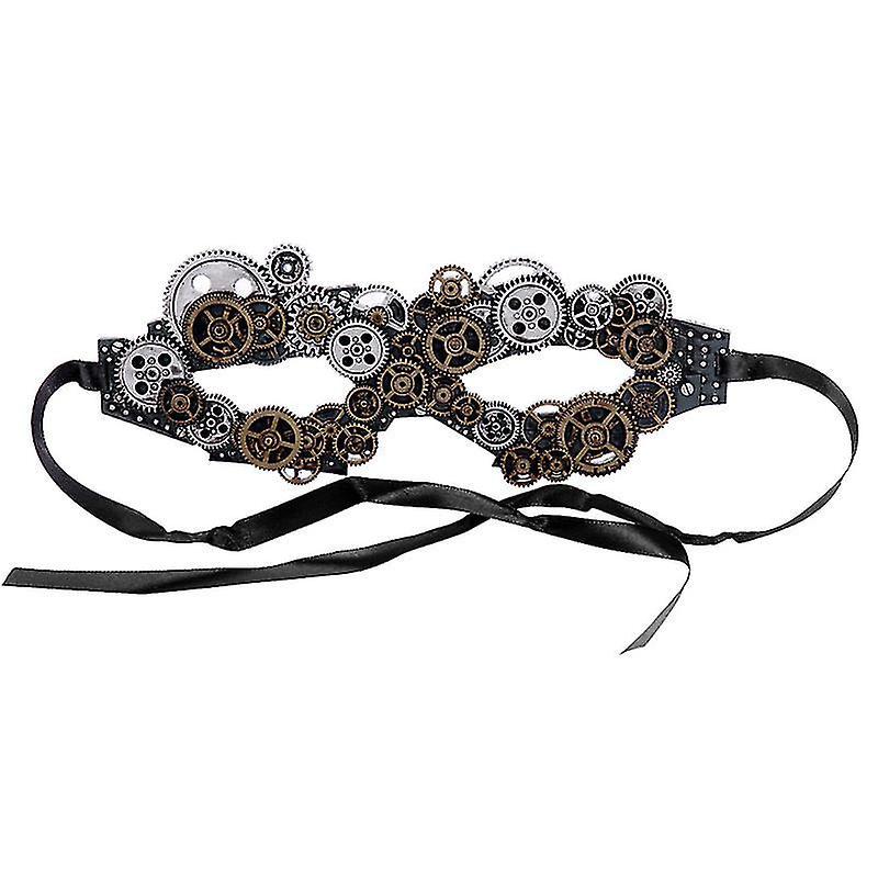 1 Stück Steampunk-augenmaske