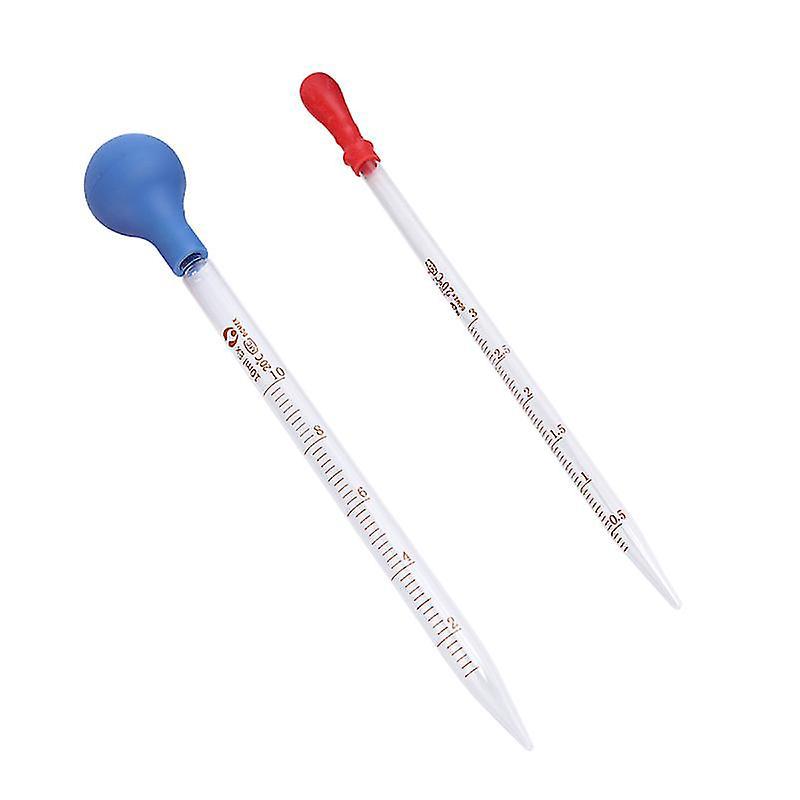 2 Stück Glatte Glaspipette
