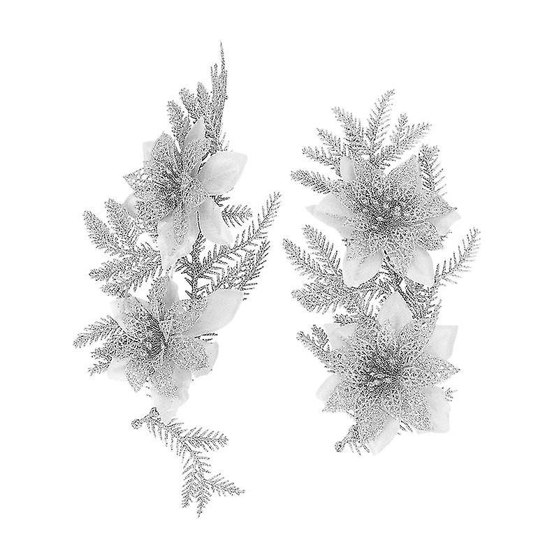 2 Stück Stoff-kunststoffblumen