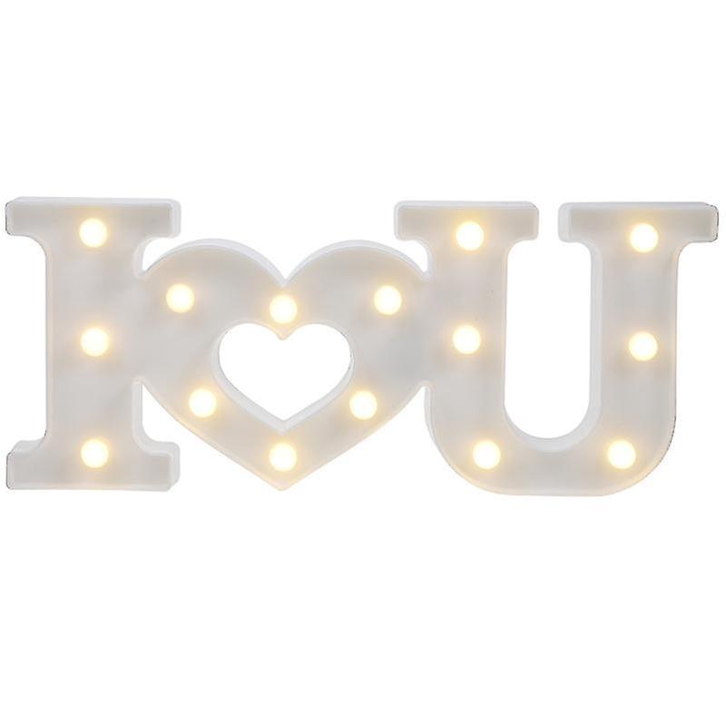1 Stück Led-buchstaben-designleuchte