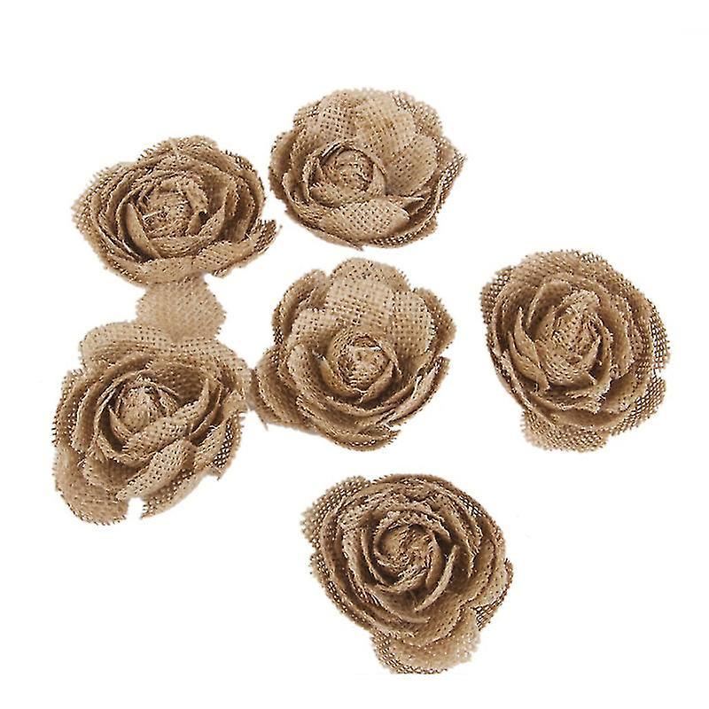 Stück Jute-rosen