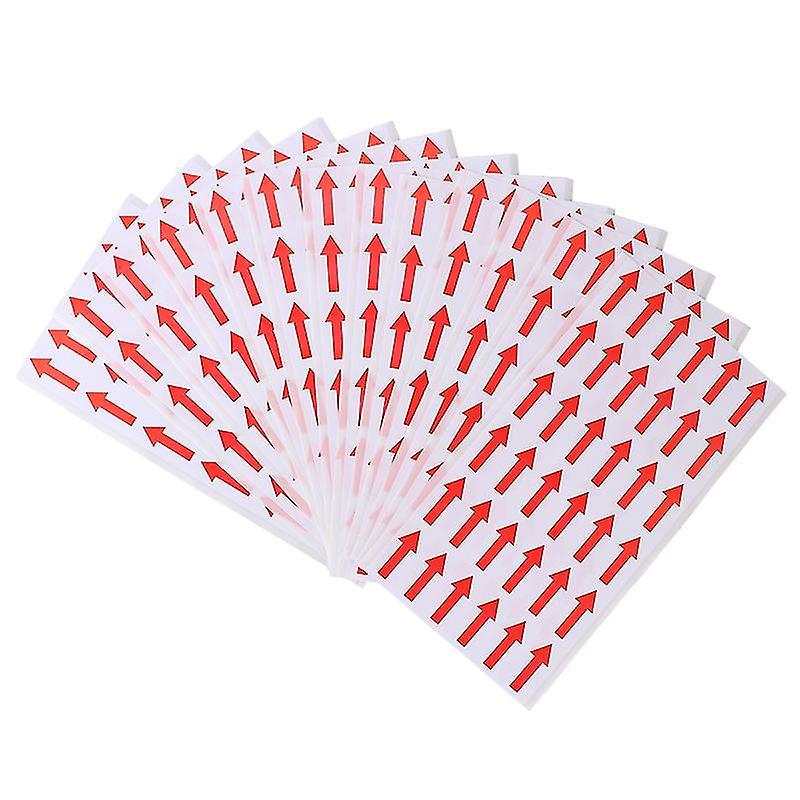 500 Stück Pfeilaufkleber