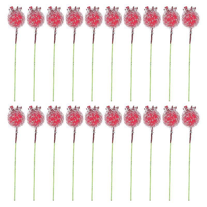 100 Stück Künstlich Gefrostete Beeren