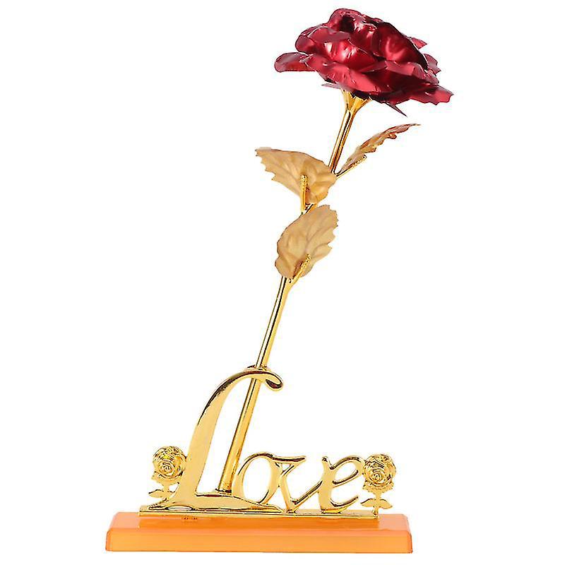 1 Stück Vergoldete Rose