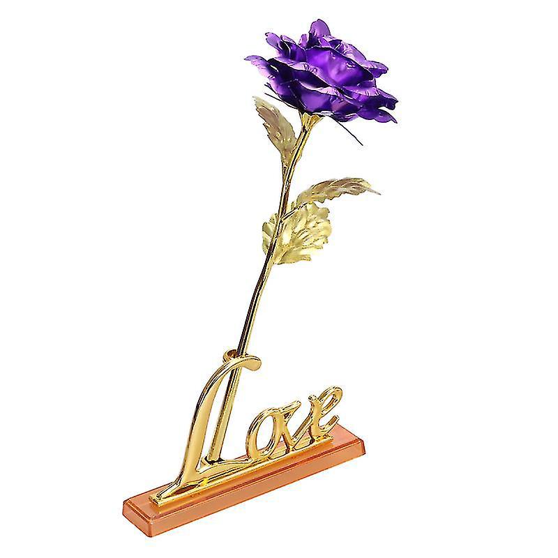 1 Stück Goldgetauchte Rosen