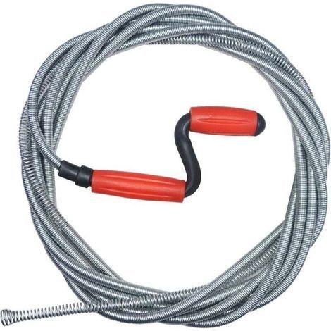 Dbbegk Professioneller Abflussreiniger, 5 M X 9 Mm Spiral-toilettenreiniger Mit Kurbelgriff, Reinigungssonde Für Toiletten, Waschbecken Und Abflüsse