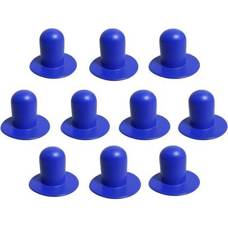 Dbbegk Packung Mit 10 Bestway Lay Z Spa Länglichen Filterpumpenkappen, Kompatibel Mit Lay Z Spa Poolfiltern (blau, Länglich).