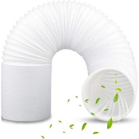 Dbbegk Fei Yu – 150 Mm Flexibler Abluftschlauch Für Mobile Klimaanlagen – Strapazierfähiges Pp-material – 1,5 M Ausziehbar – Hitzebeständig Und Korrosionsbeständig – 150 Mm X 1