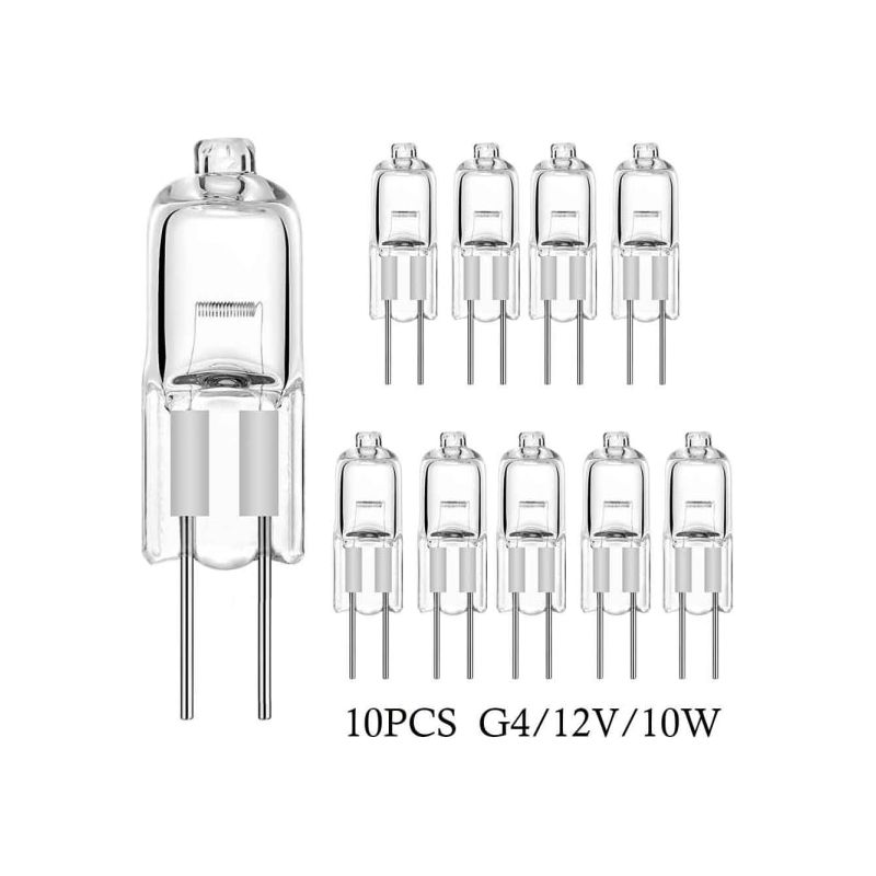 10 Halogen-kapsellampen G4-12v-10w G4-12v-10w G4-12v-10w