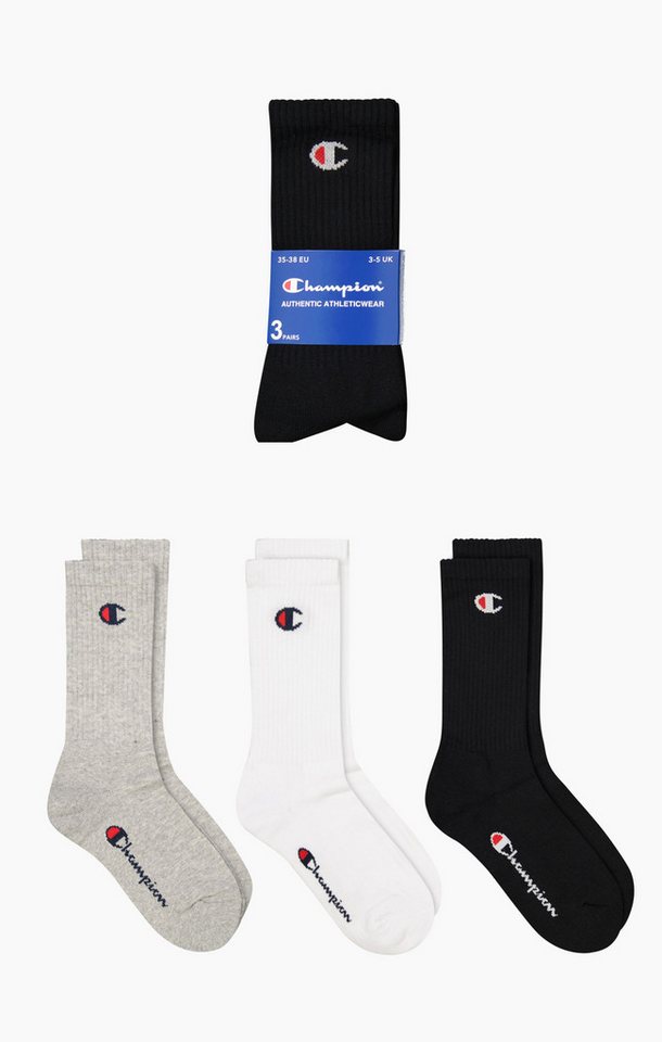 Champion Kurzsocken Crew Socks 3 Paar (Set, 3-Paar, 3er-Pack) Bild 2