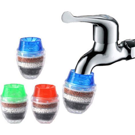 6er-set Küchenarmaturfilter, Rund, Mit Aktivkohle, 5-lagig, Für Gereinigtes Trinkwasser Zu Hause
