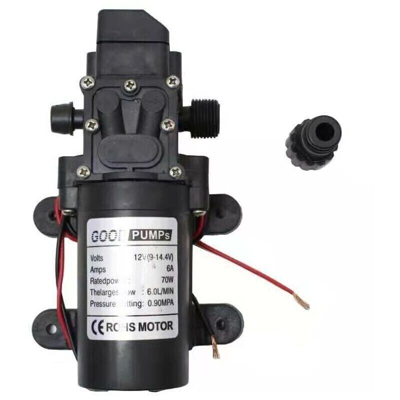 Hochdruck-membranwasserpumpe Dc 12v, Selbstansaugende Elektrische Pumpe Für Wohnwagen, Boot, Reinigung, Waschen Und Gartenbewässerung