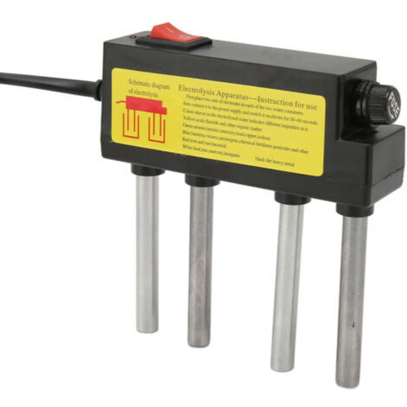 Wasserelektrolyseur, Mit Fehlerstromschutzschalter, Plug-and-play-qualität, Für Trinkwasserbrunnen 100-240 V Eu