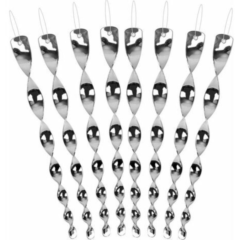 Vogelabwehr Spiralen Aus Kunststoff 30 Cm – 8er Pack Reflektierende Stäbe – 360°-drehung Zum Schutz Von Garten Und Hof
