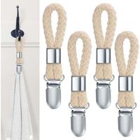 11,5 X 2,3 Cm 4 Stück Handtuchklammer, Handtuchhaken, Handtuchhalter Für Badezimmer, Clips Zum Aufhängen Von Handtüchern In Schränken