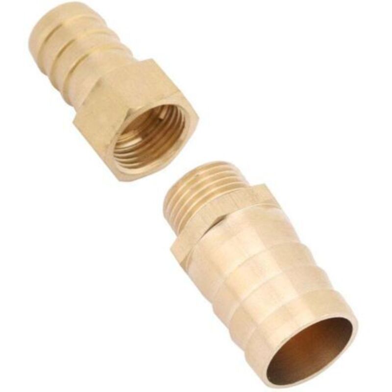 Reduzierstück Mit Schlauchanschluss, Messing-verbindungsmuffe, Reduzier-splice Aus Messing, Schlauchverbinder, Adapter (19-25 Mm)