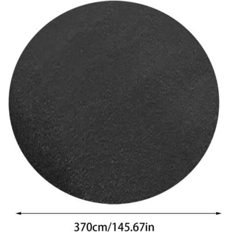 Schwimmbad-bodenmatte, Aufstellpool-matte, Runde Schwimmbadmatte Mit Perforationsbedingten Kratzern, Durchmesser 3,7 M