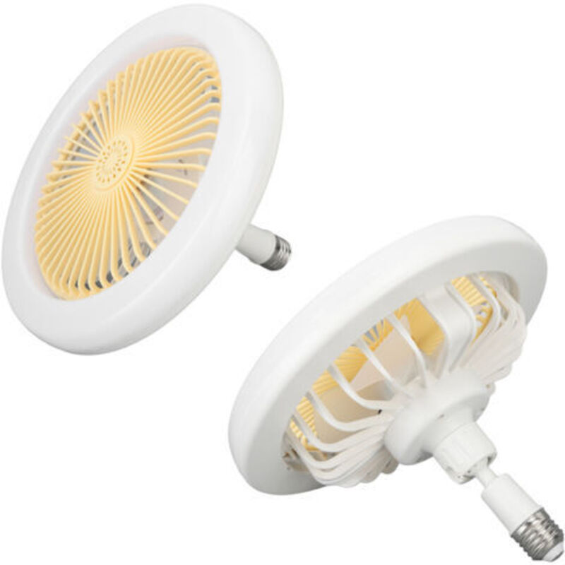 30w Deckenventilator Mit Licht, 9,8 Zoll, Leise, Mit Aromatherapie-funktion, E27 Led Ventilatorleuchte, 86-265v