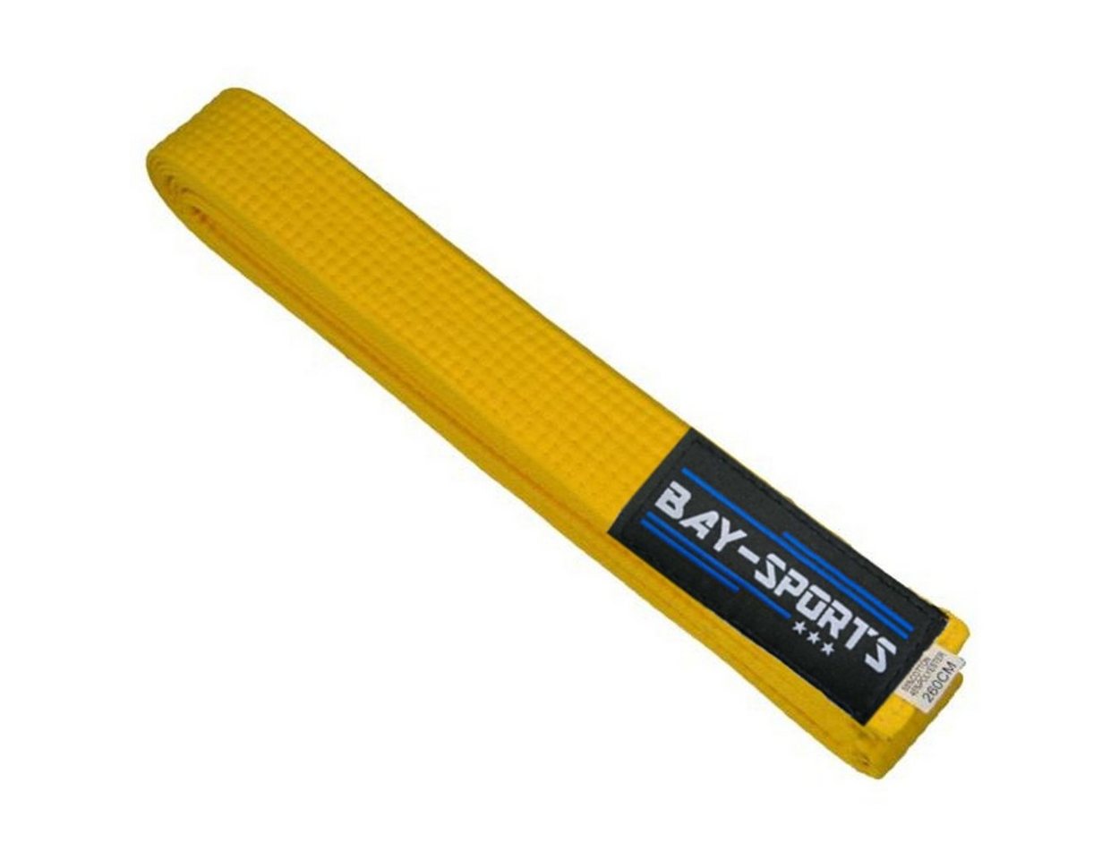 BAY-Sports Karateanzug Budogürtel Karategürtel Kampfsportgürtel gelb Budogürtel, Judogürtel, Taekwondogürtel, Länge 160 cm - 350 cm Bild 4