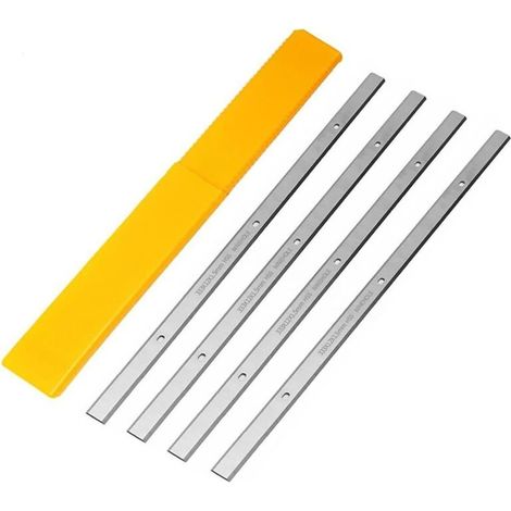 Satz Mit 4 Hss-hobelmessern, 333 Mm – Doppelseitige Messer Für Hartholz – Kompatibel Mit Metabo Dh 330/316 – 333 X 12 X 1,5 Mm