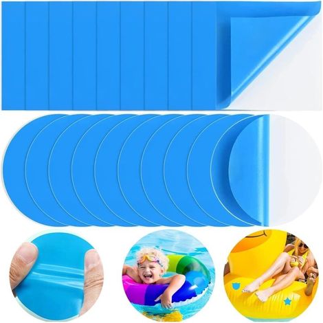 Packung Mit 20 Poolfolien-reparaturflicken, Poolflicken, Reparaturset Für Aufblasbare Whirlpools, Wasserbetten, Sofas/aufblasbare Pools