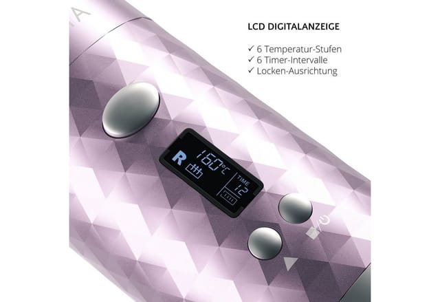 AILORIA Lockenstab REVOLUTIONNE Kabelloser Auto-Curler, Kabelloser Curler für sekundenschnelle Locken und Wellen