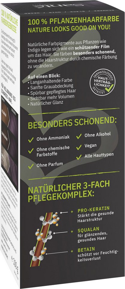 SANTE Haarfarbe Pflanzen SCHWARZ, Schwarz, 100 g Bild 4